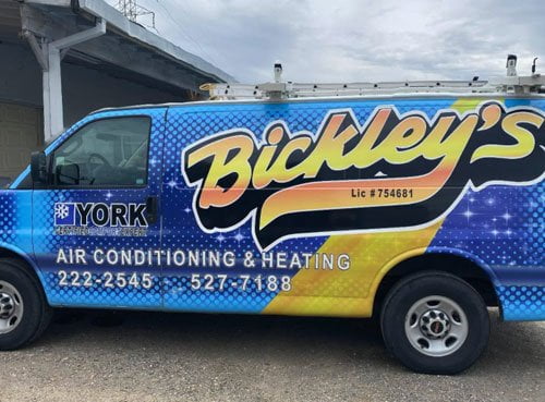 bickleys hvac van